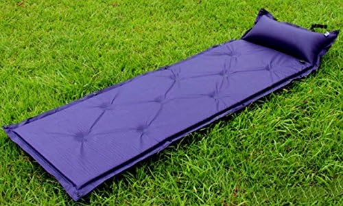 Physport Self-Inflating Sleeping Pad Blue Camping Automatic inflatable mat with pillow Single Outdoor Camping With Pillow Automatic Inflatable Mattress, Sleeping Pad Tent Can Be Spliced