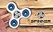 SpinnerVibe Hand Spinner Prime Tri-Spinner Fidget Toy With Long Spinning Time (3 Minutes+), Best Materials !