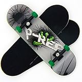 P-Rep Grabbed 30mm Graphic Complete Wooden Fingerboard w CNC Lathed Bearing Wheels