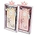 iPhone 7 Plus Case from Kingxbar ,Bling Diamond Crystals from SWAROVSKI Element Hard PC Transparent Sparkly Case Cover for Apple iPhone 7 Plus (5.5 Inch) (Shoe-Rose)