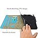 iPad 9.7 2018/2017 Case, iPad Air 2, iPad Air Case, Dluggs Multi-Angle Viewing PU Leather Folio Smart Cover with Auto Sleep/Wake for Apple iPad 9.7 inch/iPad Air 2 / iPad Air, Sparkly Sand