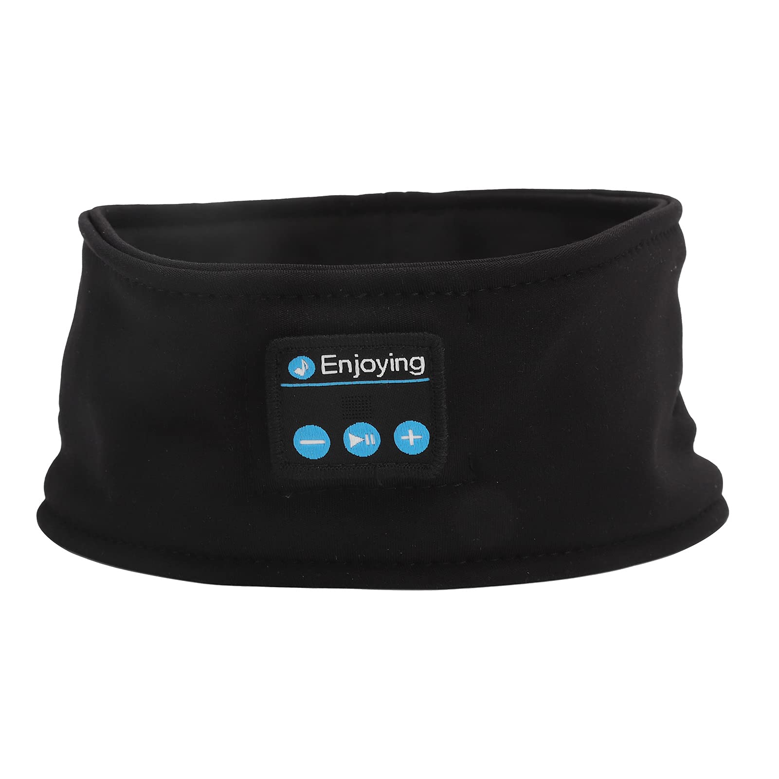 Wireless Bluetooth Earphone Sweatband, Sleep Headphones, Headphone Headband with Volume Manager, Perfect for Outdoor Sports Yoga Music Meditation, 8 Hours Playback, Black