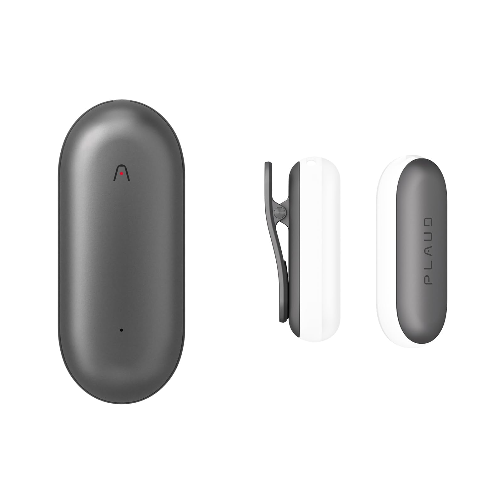 Plaud NotePin AI ボイスレコーダー【通常版】AI文字起こし/要約 ウェアラブルAIツール カプセル型 先端LLM活用 ワンタッチ録音 アプリ連動 112言語対応 発言者識別 編集可能 20時間連続使用 音声インポート Bluetooth接続 スマホ/パソコン対応 専用マグネットピン/クリップ付属 軽量 64GB大容量 録音機 小型 議事録/講義ノート/ボイスメモ/会話記録 グレー商品画像