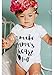 TRURENDI Newborn Baby Boy Girls Infant Casual Romper Jumpsuit Bodysuit Clothes Outfits (0-6 Months) White