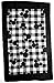 Disney Oven Mitt Pot Holder & Dish Towel 3 pc Kitchen Set (Mickey Mouse Black)