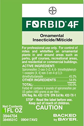 Forbid 4F Miticide - Spiromesifen 45.2% - 1 Oz.- With Purchase Of 60X Microscope - Same Day / Next Day Shipping