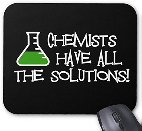 Chemists Have All The Solutions Mouse Pad Mouse Mat Retro Pattern Unique Computer Mouse Pad