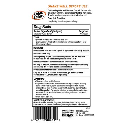 OdorEaters Foot Spray Powder 4 Oz (Packaging May Vary) Pricepulse