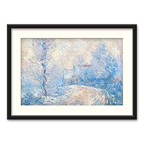 Black Framed Canvas Wall Art Famous Painting Home Artwork Decoration for Living Room, Bedroom - 23x31 inches