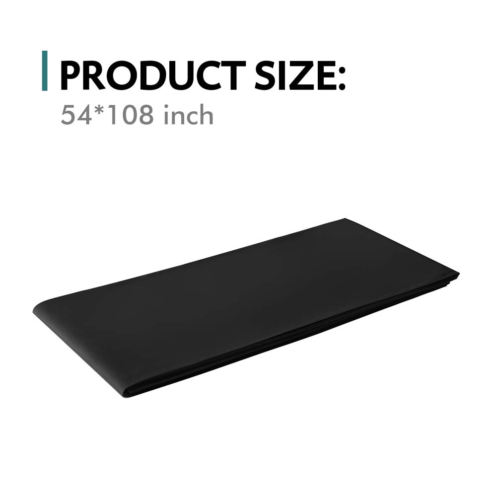 Party Plastic Table Covers Tablecloth - 2 Packs Plastic Table Cover 54\