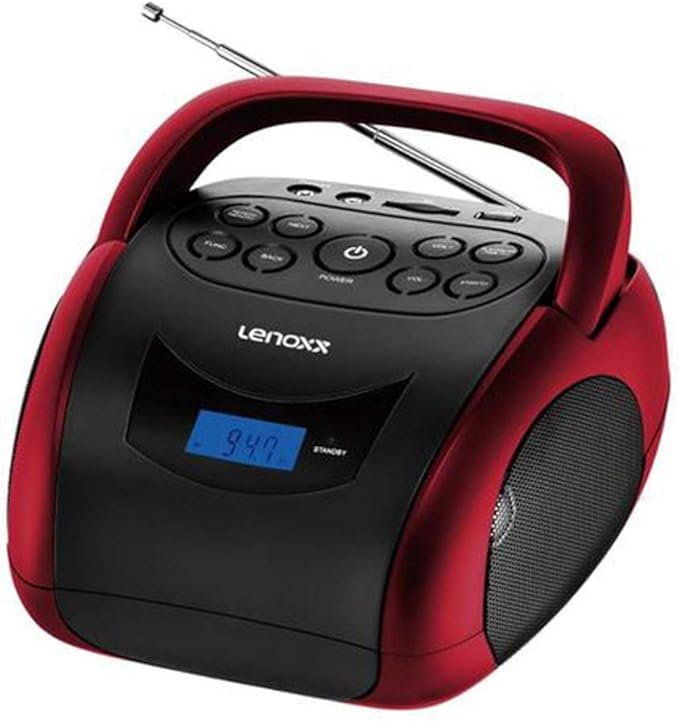 Boombox Bluetooth 4W SD Vermelho Bivolt - Lenoxx BD150