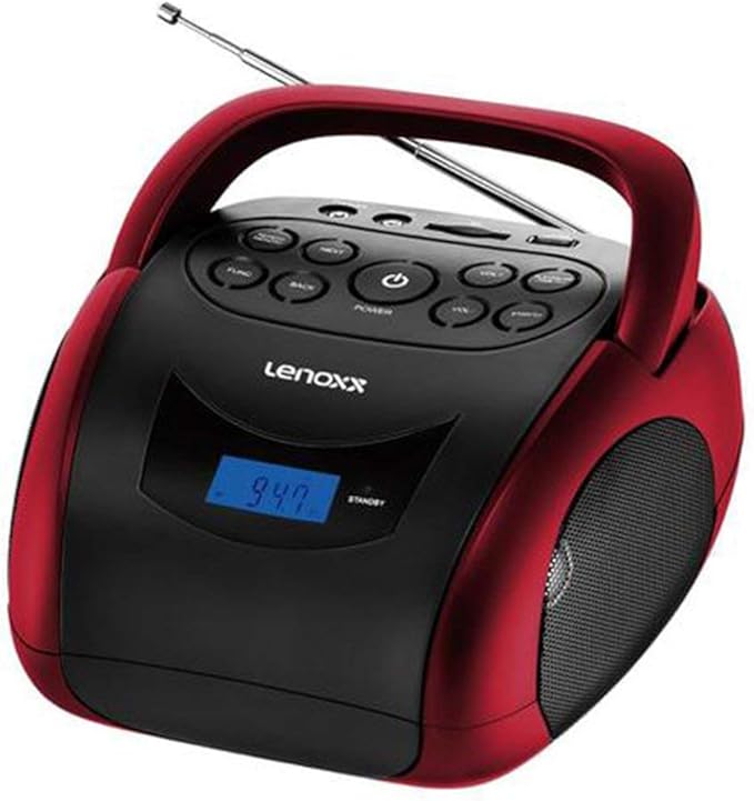 Boombox Bluetooth 4W SD Vermelho Bivolt - Lenoxx BD150 