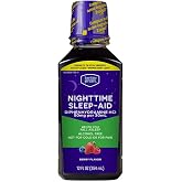 Berkley Jesen Nighttime Sleep Aid Liquid, Berry-Flavored, 12 fl oz | Fast Acting, Diphenhydramine 50mg HCL, Non-Habit Forming, Gluten Free, Sleep Support for Sleeplessness