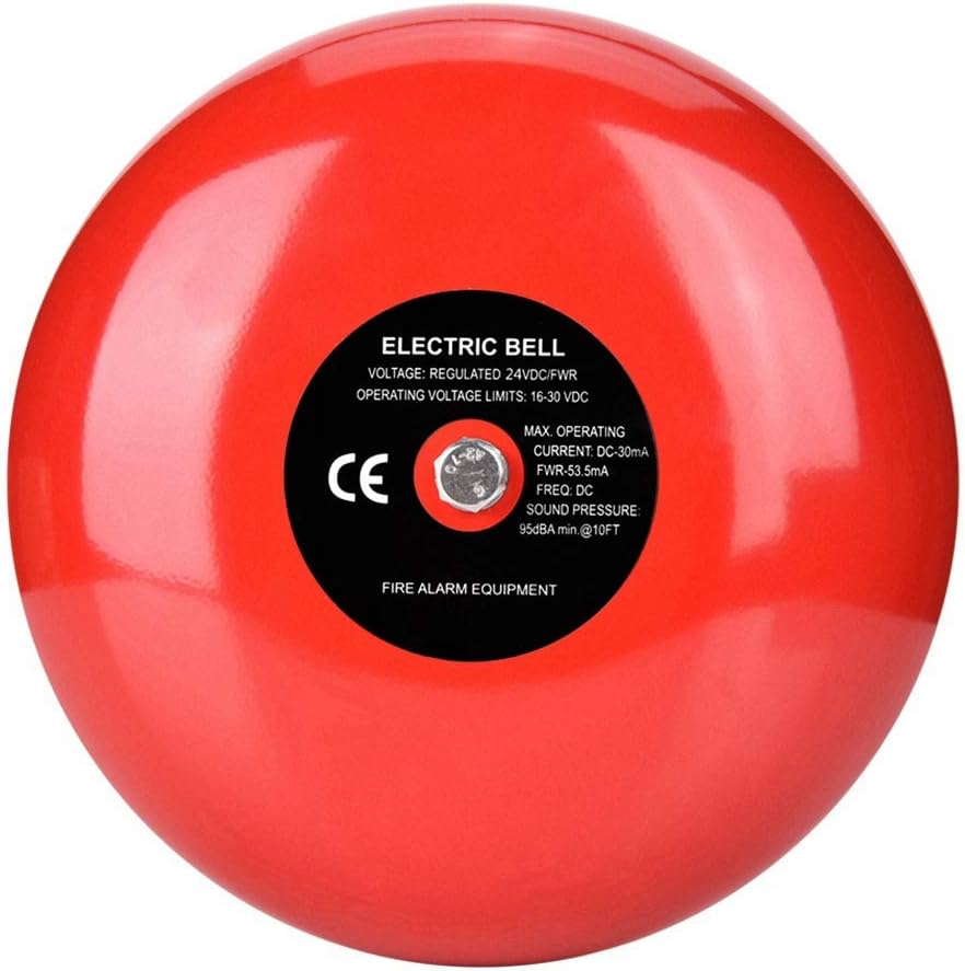 95dB Metal Electric Round Alarm Bell for School Home Factory Security