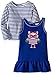 Youngland Girls' Toddler Girls' Texture Knit Sleeveless Jumper and Tights Dress