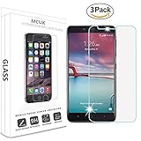 ZTE ZMAX Pro Screen Protector, MCUK [3-Pack] [3D Touch Compatible] [9H Hardness] [Bubble Free] Ultra Thin HD Premium Tempered Glass Screen Protector for ZTE ZMAX Pro/Carry Z981 (3 Pack)