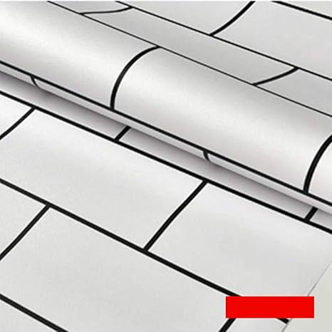 Amazon 1m 壁紙 シール おしゃれ のり付き 防水 黒 白 星柄 幾何柄 幅60cm 壁用 Diy 部屋 カッティングシート 壁紙シール はがせる リメイクシート リフォーム 貼ってはがせる 貼りやすい キッチン トイレ 寝室 チェック柄 レンガ 保護 家具 内装 チェック柄