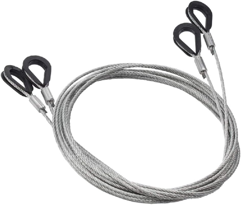 Garador Belgravia Mk3C Type C Garage Door Pattern Cables Roller Spindles Pair