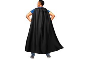 Maklulu Adult Superhero Capes and Masks-Halloween Capes Superhero Costumes