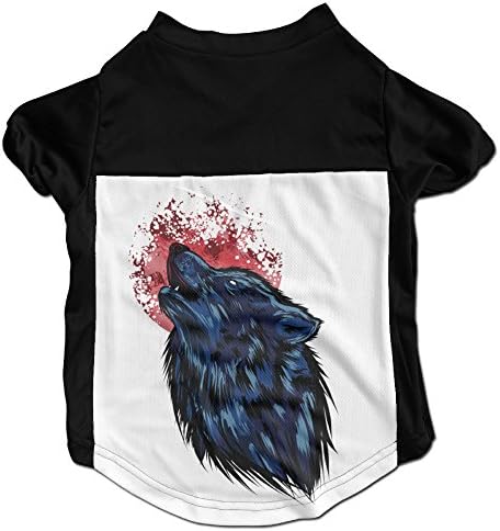 Dog Vest Beautiful Art Crimson Moon Wolf Best Dog Clothes