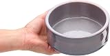 Petface Two-Tone Reactive Glaze Pet Bowl 15 cm Grey for Dogs & Cats view 3