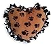 DADM Tie a No-Sew Fleece Heart Pillow for Your Lovely Friend. Pre-Cut Ready to Knot. Crafts Kits for Kids and Adults, Girls and Boys, Bone and Paw Print. Selfme