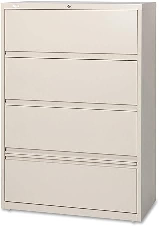 Amazon Com Lorell Llr43510 Receding Lateral File With Roll Out Sleeves Putty Home Kitchen