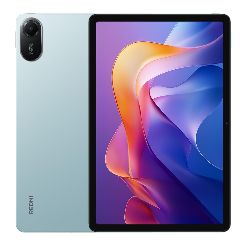 XIAOMI Redmi Pad 2, 8+256GB, Mint Green, 11" 2,5K kristallklares Display, Großer 9000mAh Akku, Fortschrittlicher Helio G100-Ultra, Vierfach-Lautsprecher für immersiven Klang (2 Jahre Garantie)