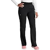 Cherokee Women's Scrub Pants, Mid-Rise Pull-On Straight Leg Bottom with 5 Pockets - CK136A