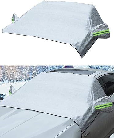Coolwild Car Windshield Snow Cover Car Windshield Snow Ice Cover Waterproof Windshield Winter Cover For Ice