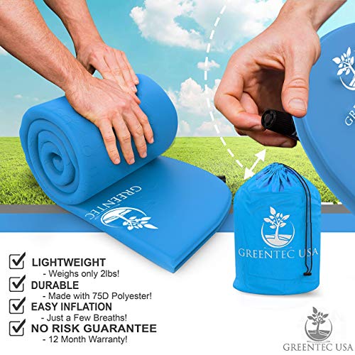 Premium SelfInflating Sleeping Pad Inflatable Foam Sleeping Mat for