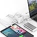 2 Pack Portable Cube Power Strip 3 Outlet 3 USB Ports, TESSAN Desktop Charging Station 5 Ft Extension Cord for Cruise Ship, Travel, Nightstand - White