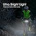 Ultra Bright Rechargeable Rear Bike Light - High Intensity Dual Function LED Front or Tail Light Promotes Road Safety All Day & Night - Waterproof Bicycle Accessory for Outdoors - Easy to Mount