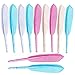 12 PCS Feather Gel Ink Pens, Artifical Feather Pens, Creative Office Supplies Students Stationery, 0.38mm Fine Point (Black Ink)