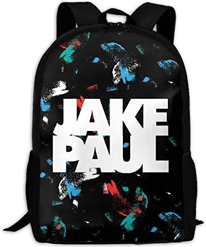 Jake Paul JP Fashion Backpack College School Laptop Bag Daypack Travel Shoulder Bag For Unisex