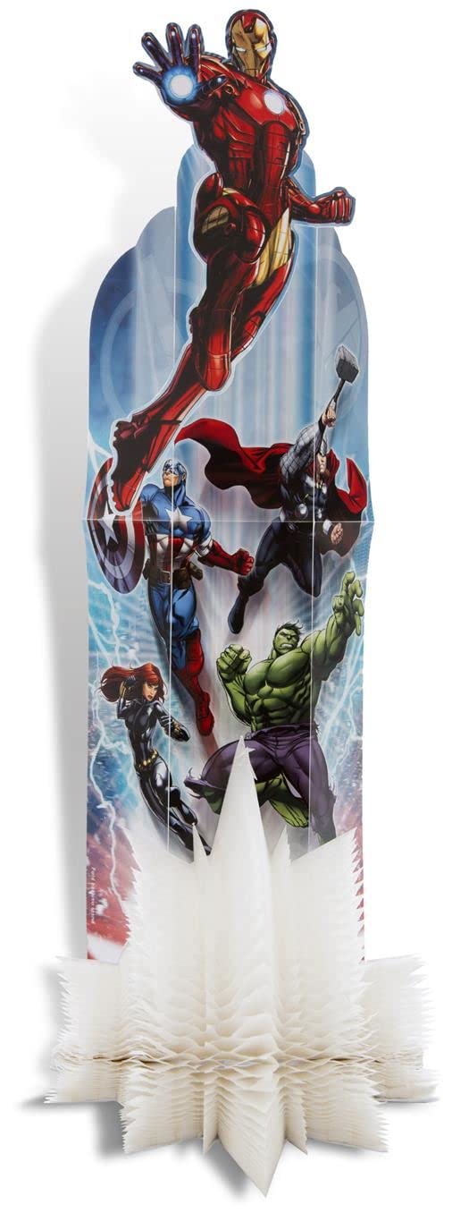 Hallmark Paper Wow 3D Sculpture Marvel Avengers Son Birthday Card