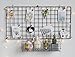 Kaforise Wire Wall Grid Panel, Multifunction Painted Photo Hanging Display and Wall Storage Organizer, Pack of 2, Size 31.5