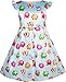 JR93 Girls Dress Blossom Strawberry Corn Size 6