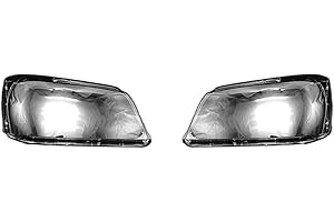 Compatible for Toyota Highlander 2004 2005 2006 Transparent Headlight Cover Headlamp Shell Clear Lens Replace Original Lampsh