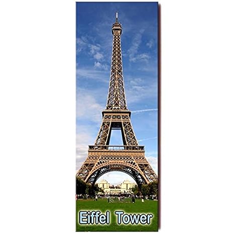 Panorámica de la torre Eiffel imán para nevera Souvenir de viaje ...