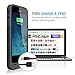 iPhone 5s Battery case, iPhone 5 Battery case, UNU DX-5 iPhone 5/5S Charger Case [Black] (Gen 2) - MFI Certified 2300mAh Charger Protective iPhone 5/5S Charging Case/Power Juice Bank Battery Pack