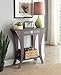 Weathered Grey Finish Console Sofa Entry Table with Drawer