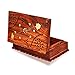 Great Birthday Gift Ideas Handmade Wooden Jewelry Box Keepsake Box Treasure Chest Lock Box Watch Box Storage Box Trinket Holder 8 x 5 Inches Anniversary Housewarming Gift Ideas for Men Women Him Her