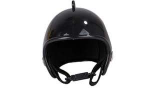 Mummumi Pet Hats, Protection Chicken Helmet Bird Hats Funny Pet Hen Headband Head Accessories for Chicken Duck Bird and More Small Animal (Black 8)