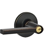 Dexter by Schlage J10SOL716 Solstice Hall and Closet Lever, Aged
