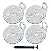4-Ribbed-Marine-85-X-27-Boat-Fender-Vinyl-Bumper-Dock-Shield-Protection-White