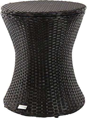JTF Mega Discount Warehouse Ibiza Rattan Garden Drinks Table Cool Bar
