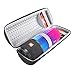 Hard Travel Bag Carrying Cover Case for JBL Pulse 3 Pulse3 Wireless Portable Bluetooth Speaker Protective Cover with Shoulder Strap (Black+Gray)
