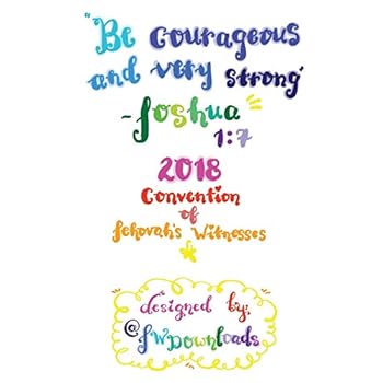 Be Courageous 2018 Convention of Jehovah's Witnesses Workbook for Teens