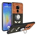 Alapmk Compatible with Huawei Mate 20 Case,[Pattern Design] with Kickstand Fit Magnetic Car Mount, Shockproof TPU Protective Case Cover for Huawei Mate 20,Do not Touch